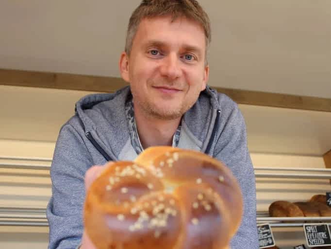 Lukasz the baker on Tervuren Markt