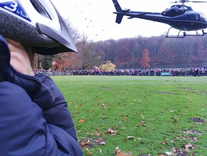 Sinterklaas per helikopter naar Tervuren